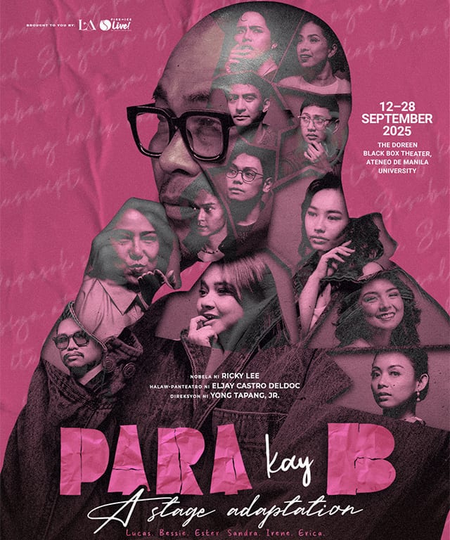 Poster for Para Kay B: Stage Adaptation